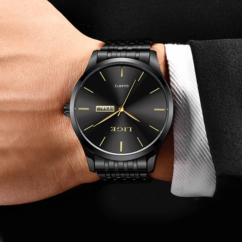 Man Wristwatch - Waterproof Luminous Date Week Men Watches