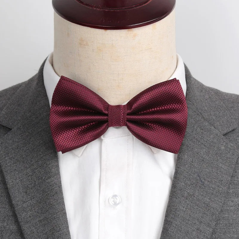Solid Color Men's Formal Bow Tie