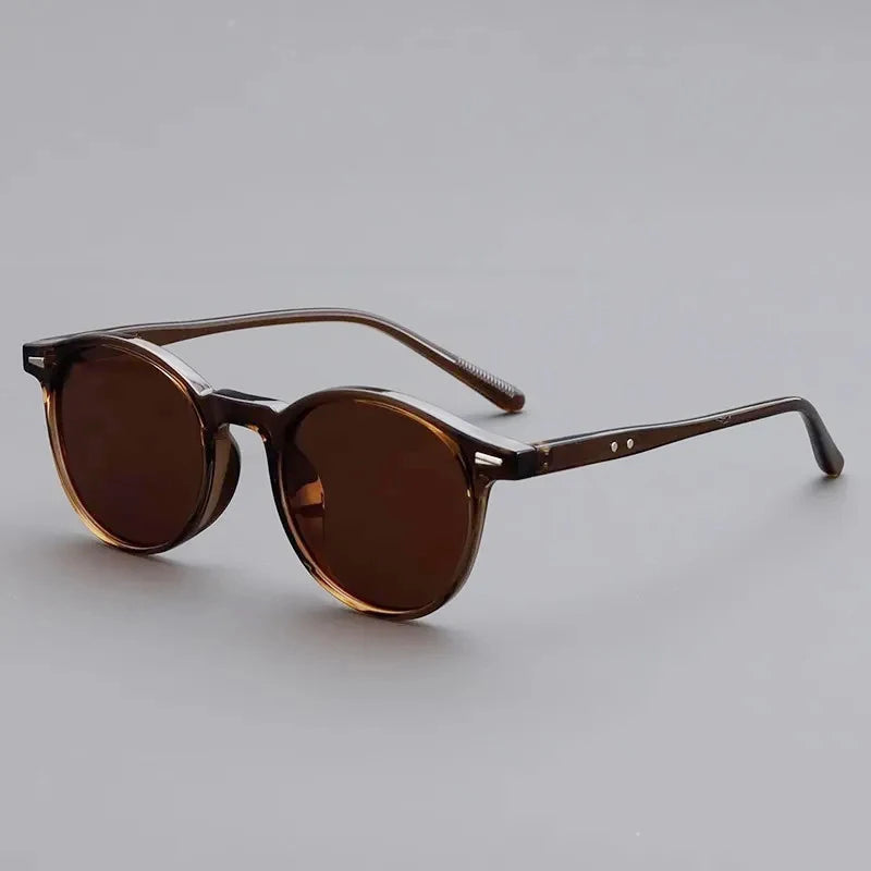 Unisex Designer Vintage Circle Sunglasses