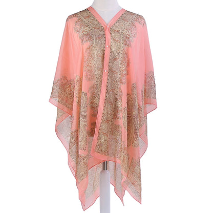 Chiffon Women Beach Cover-Up Poncho