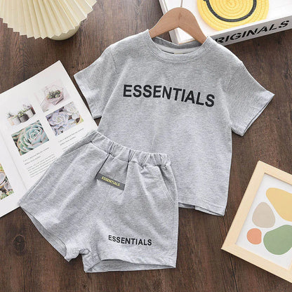 Sommer-Buchstaben-2-teiliges Kinder-Set Boutique