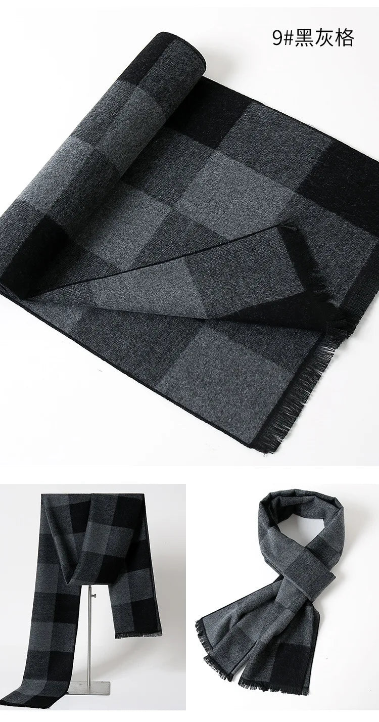 180*30cm Thick Warm  Scarves for Men