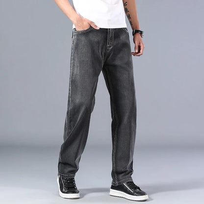 Spring Summer Straight-leg Classic Jeans