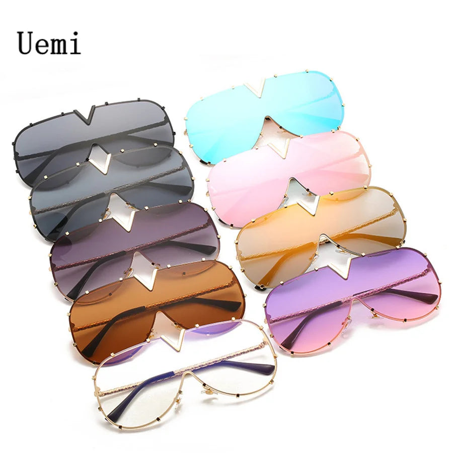 Square Metal Frame Retro UV400 Unisex Sunglasses