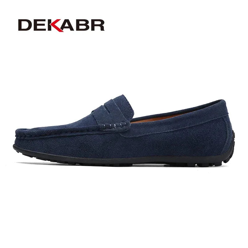 Hochwertige weiche Loafer aus echtem Leder für Herren