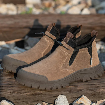 Herren-Arbeitsstiefel – Sicherheitsschuhe mit Stahlkappe und Durchtrittschutz für den Außenbereich 