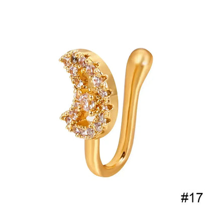 Women's Delicate Fake Piercing Nose Clip