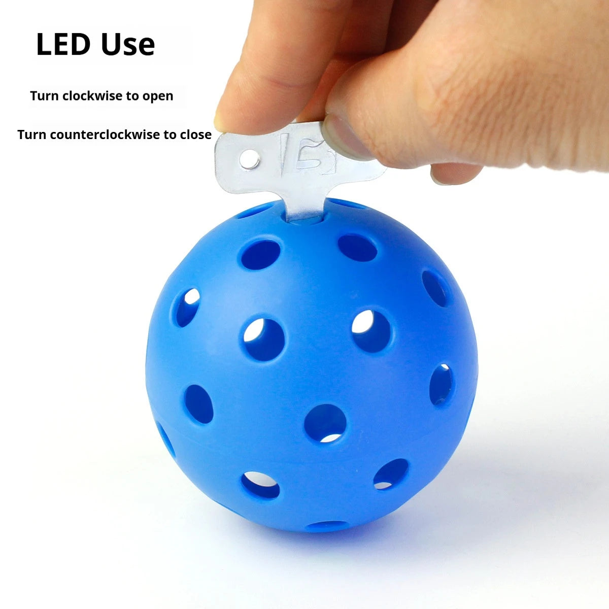 Balles de pickleball LED phosphorescentes – Balles de pickleball lumineuses en 7 couleurs pour une visibilité optimale en extérieur et le jeu nocturne.