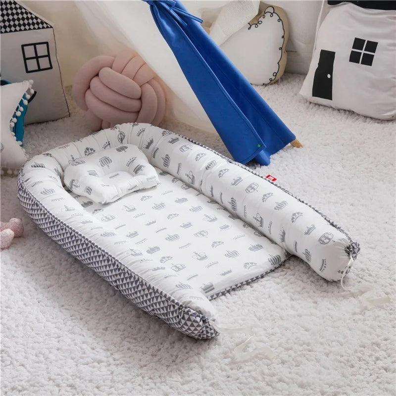 Panier de clôture de literie Portable pour enfants, matelas amovible pour bébé, hiver