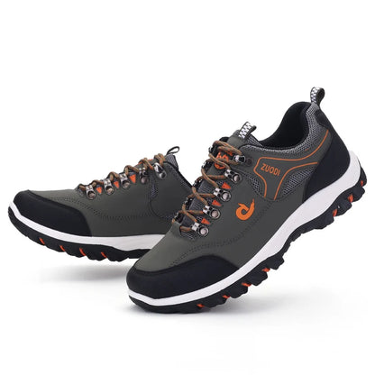 Strapazierfähige, leichte Herren-Wanderstiefel aus Leder 