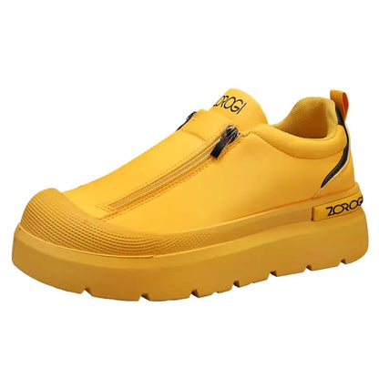 Atmungsaktive, trendige Herren-Sneaker mit Frontreißverschluss 