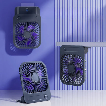 USB Rechargeable Indoor Toilet Wall Fan