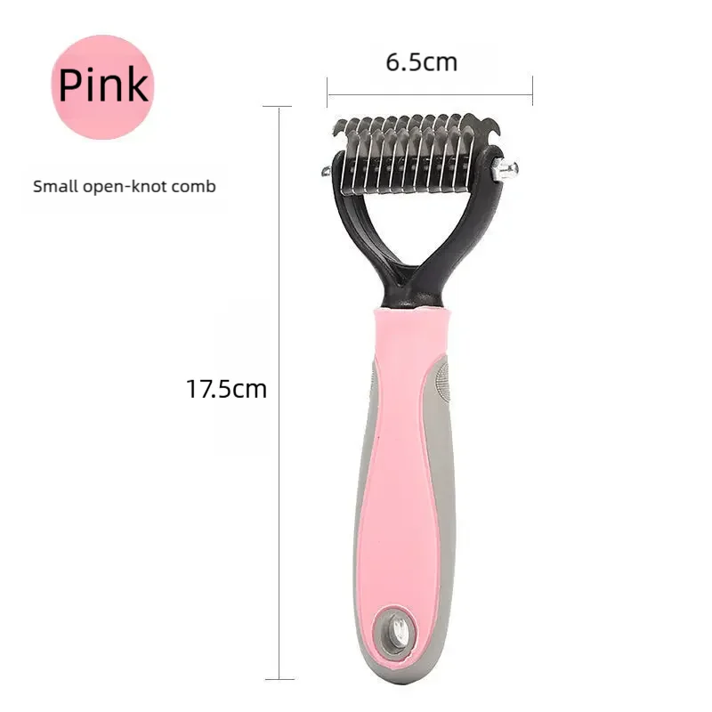 Deshedding Tangled Fur Cutting Groomi Dog Brush
