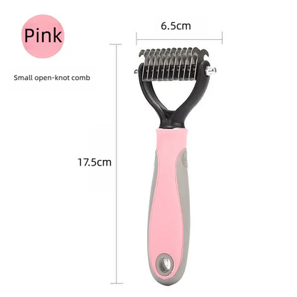 Deshedding Tangled Fur Cutting Groomi Dog Brush