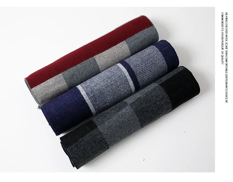 180*30cm Thick Warm  Scarves for Men