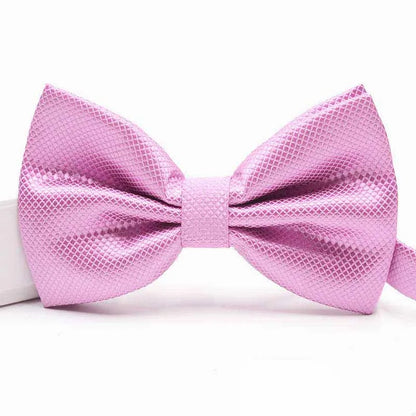 Men's Lightweight Solid Color Butterfly Bow Tie