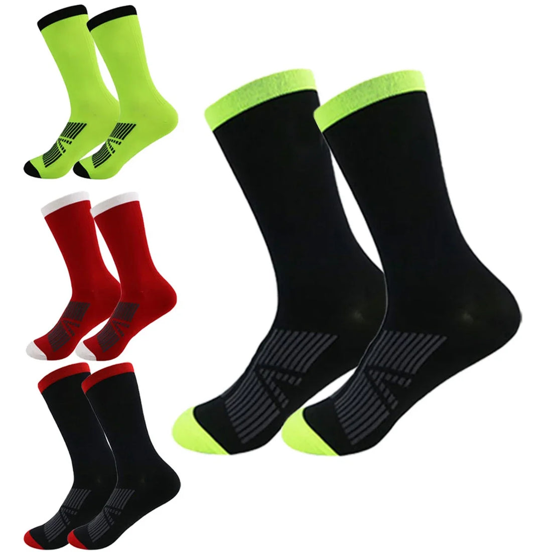 Men's Knee-High Breathable Sports Socks