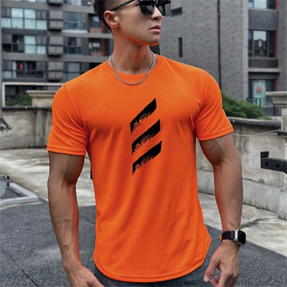 Short Sleeve Muscle Workout T Shirt