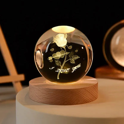 3D-Kristallplaneten-Nachtlicht-Astronomie-Globus