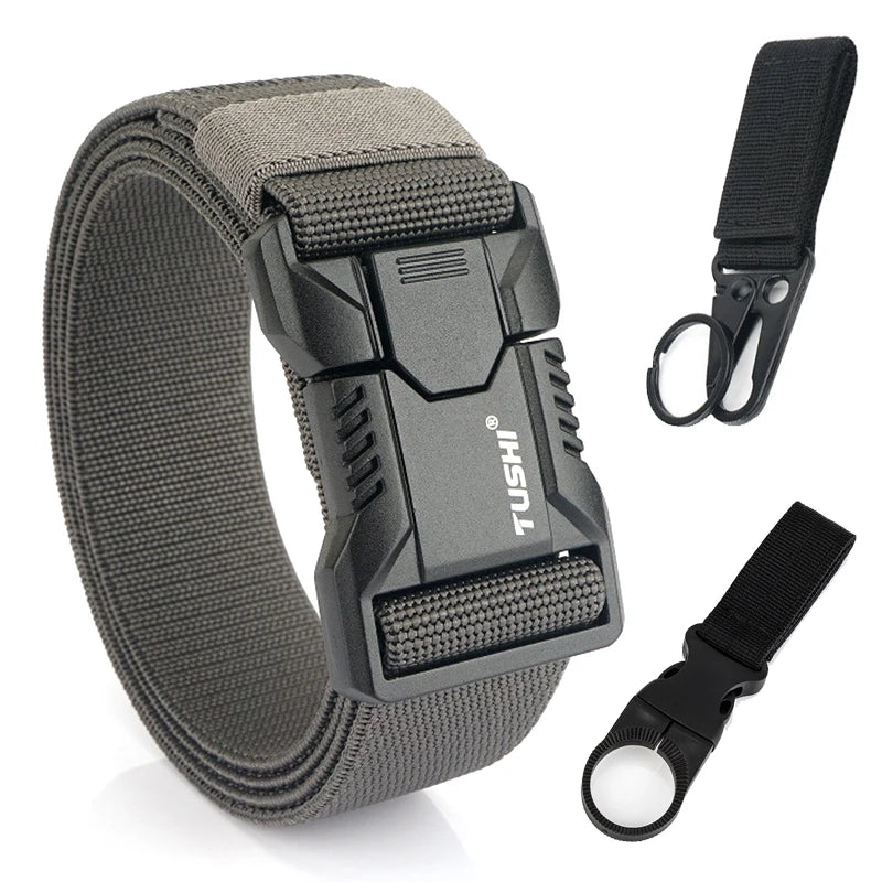 Durable Quick Release Elastic Belt for Men