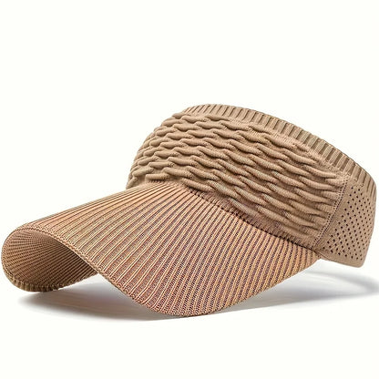 Women's Breathable Knitted Tennis Sun Shield Visor