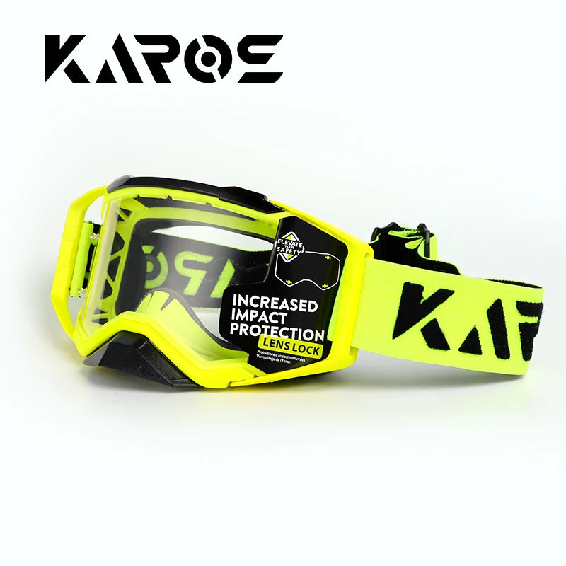 Dust Proof 3-Layer Shock Absorbing Sports Goggles