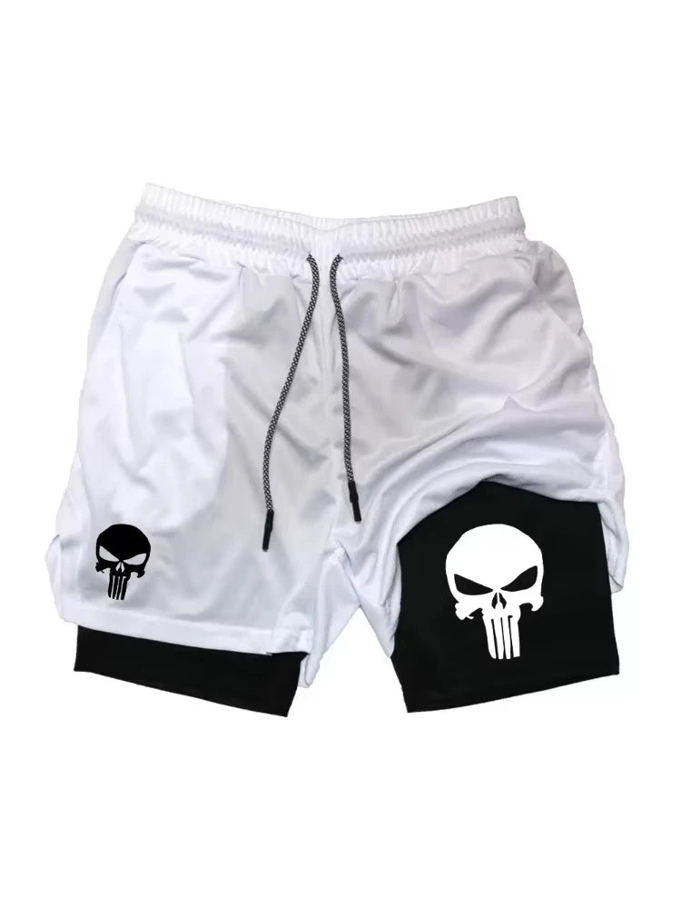 Berserk Anime 2-in-1 Running Shorts for Men