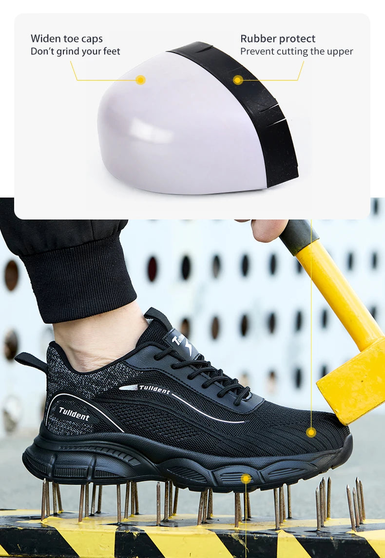 Chaussures de sécurité légères - Baskets pour hommes