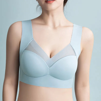 Ice Silk Seamless Push-Up Sports Bra