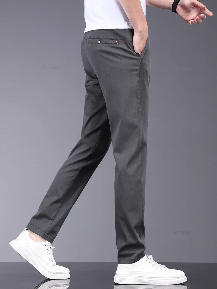 Bamboo Fiber Summer Men’s Casual Pants