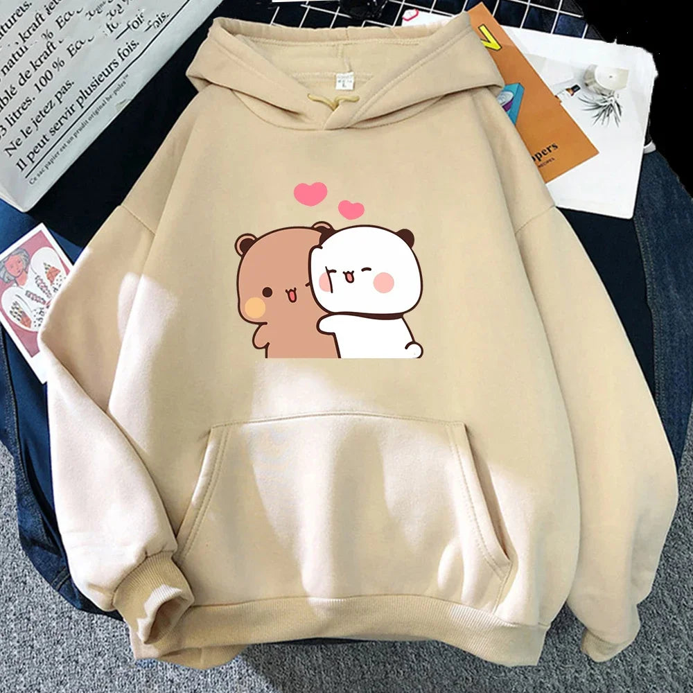 Cartoon Panda Bubu And Dudu Plus Size Hoodie