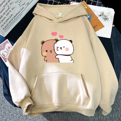 Cartoon Panda Bubu And Dudu Plus Size Hoodie