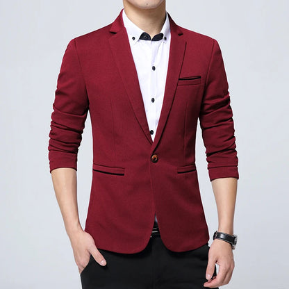Blazer décontracté pour homme de marque - Coupe slim