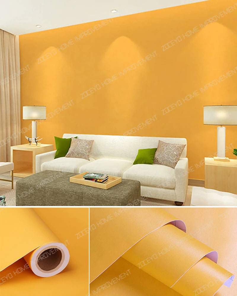 Decorative Wall Paper Furniture Renovation Stickers Kitchen Cabinet Waterproof Wallpaper.