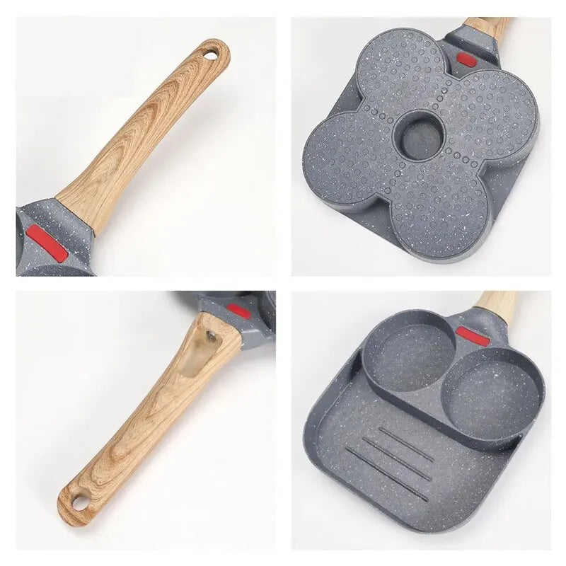 Omelet Pan with Wooden Handle Kitchenware