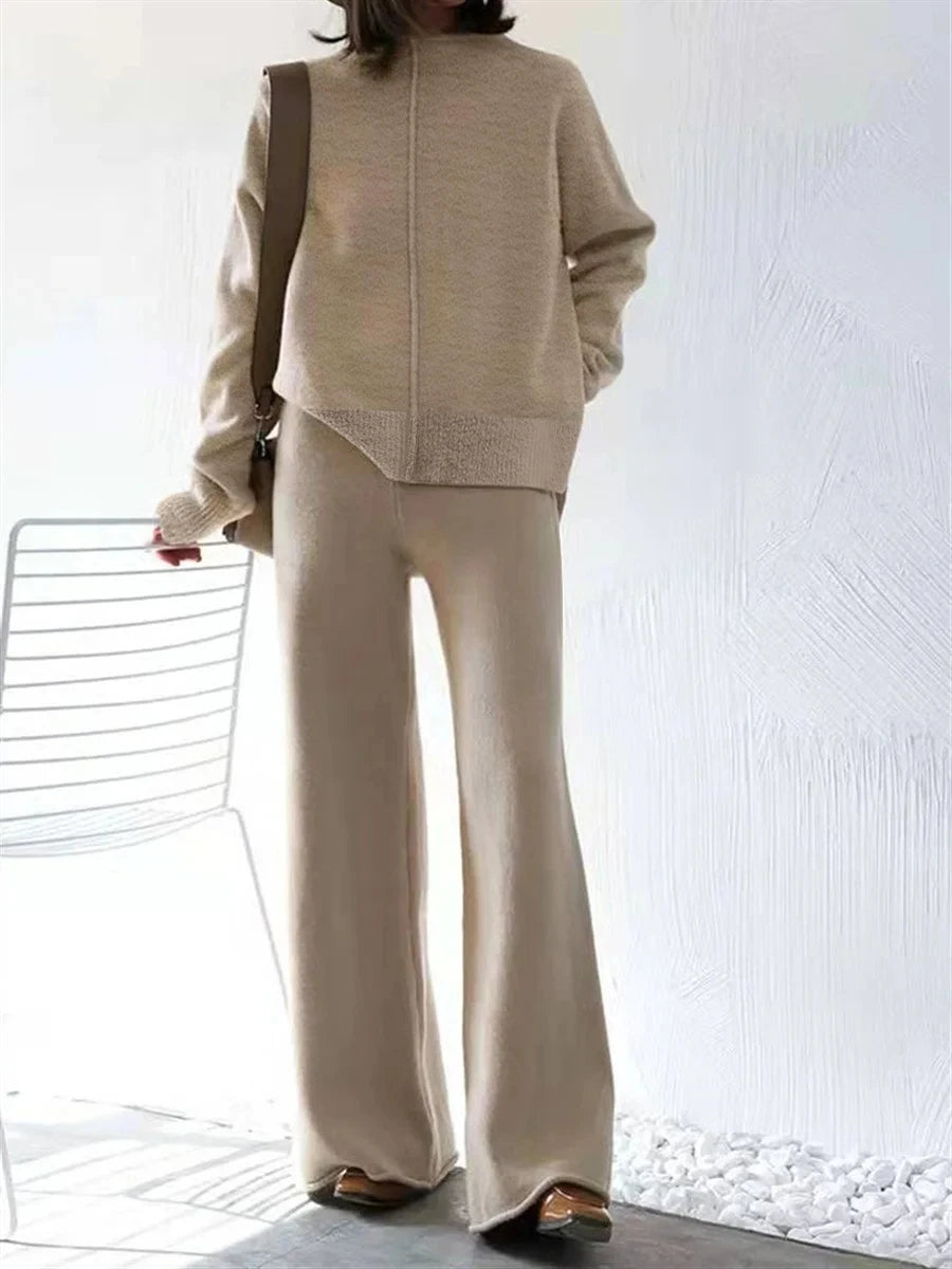 Cozy Elegance Autumn Winter Sweater Set