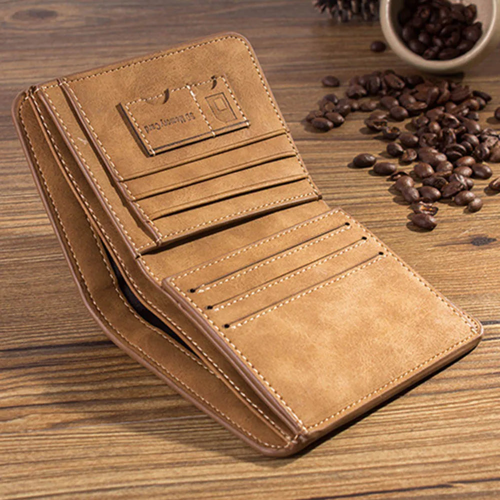 Men's PU Leather Wallet with Card/ID Holder