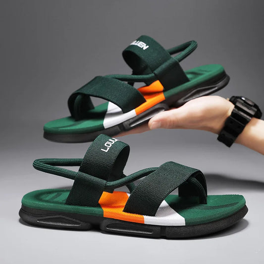 Knöchelwickelschuhe für Herren – rutschfeste Slide-Sandalen