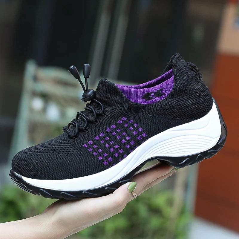 New Stylish Mens Casual Shoes Flyknit Sneakers