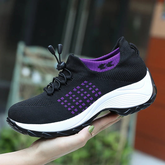 Nouvelles chaussures décontractées élégantes pour hommes, baskets Flyknit