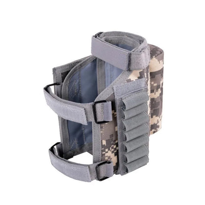 Camo Tactical Rifle Cheek Rest - Adjustable Ammo Holder Pouch