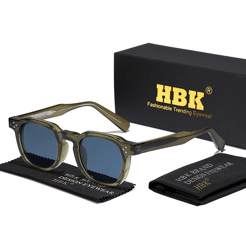 Unisex Retro Square Punk Sunglasses