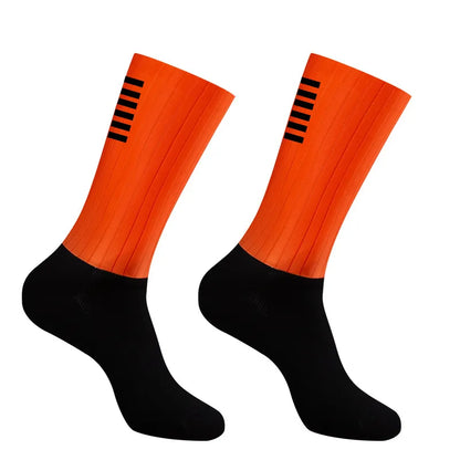 Chaussettes de sport Aero antidérapantes en silicone pour hommes