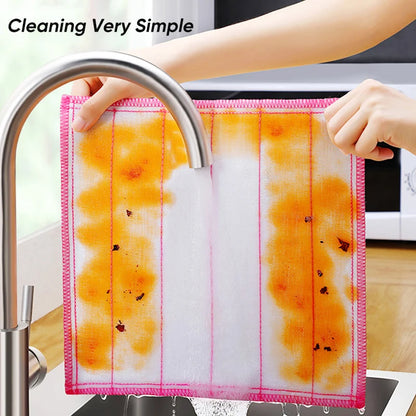 8-Layer Thick Anti-Oil Microfiber Kitchen Towel