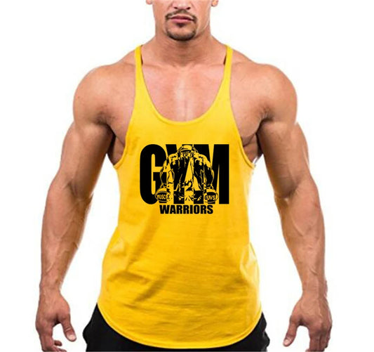 Breathable Cotton Men's Fitness Tank Tops