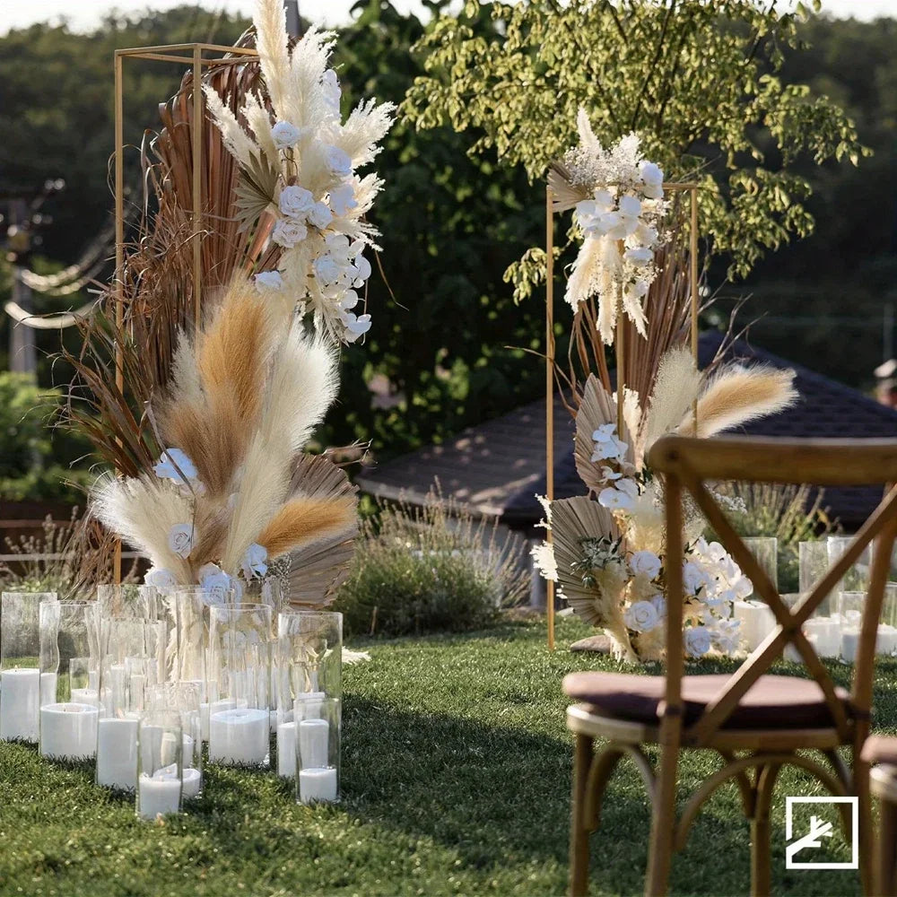 10Pcs Artificial Pampas Grass Fake Plant