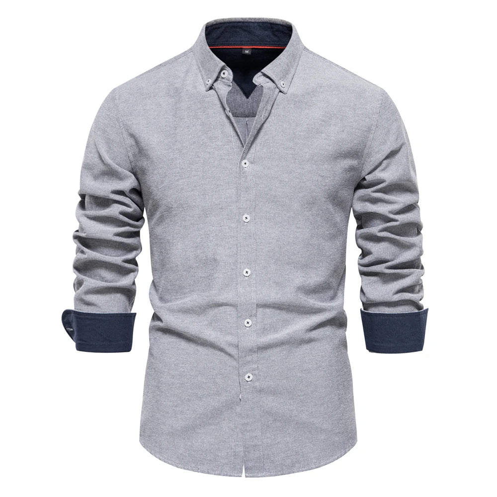 Long Sleeve Button Down Casual Shirts for Men