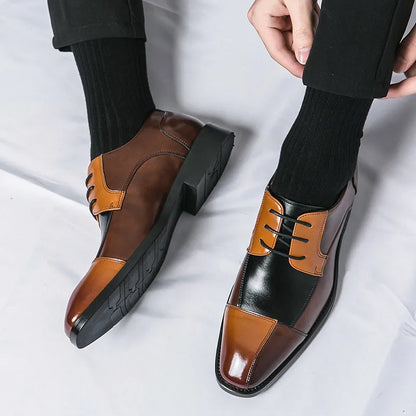 Handgefertigte Wingtip-Oxford-Schuhe für Herren