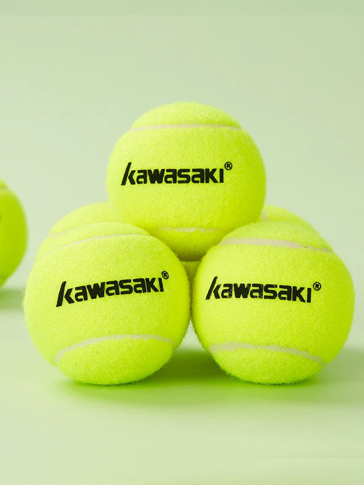 Lot de 3 balles de tennis haute élasticité Kawasaki