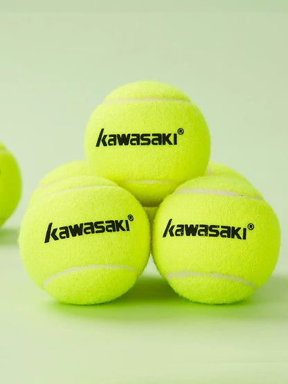 Lot de 3 balles de tennis haute élasticité Kawasaki